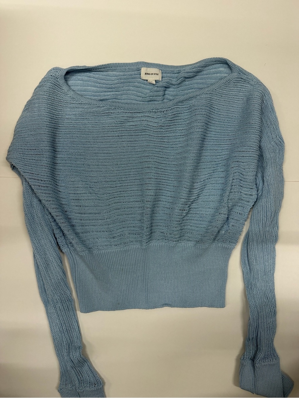 Revolve Song of style blue sweater medium